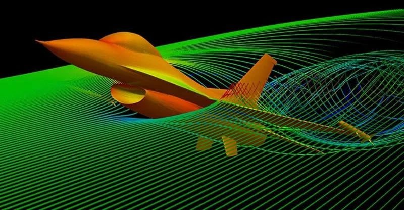 Mô phỏng CFD khí động học — Trực quan hóa đường dòng